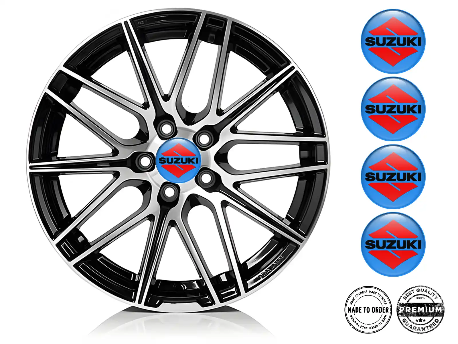 Suzuki Individuelle Dome Sticker Harzembleme für Räder